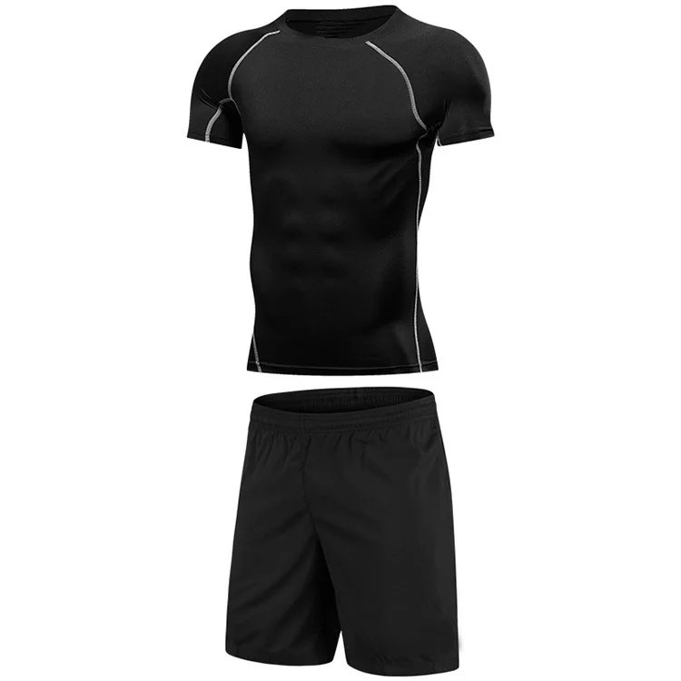 

HG Men Shorts Hot Design Summer Clothes Boy's Shorts Tracksuit Mens Active Wear Set Mens Casual T Shirts And Gyn Shorts Set