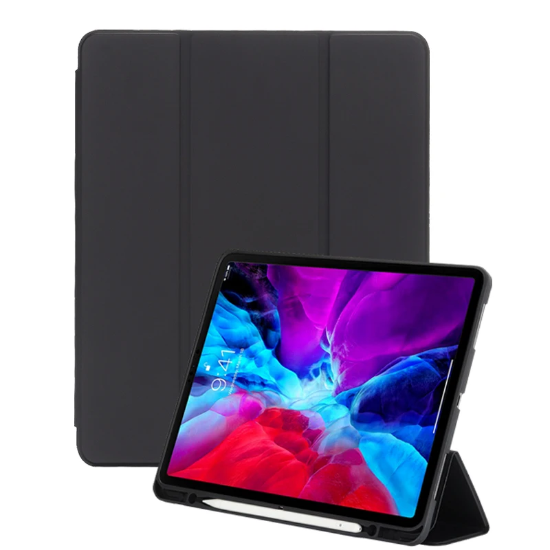 

PU leather case with pencil slot for iPad Pro 12.9 inch 2018 2020
