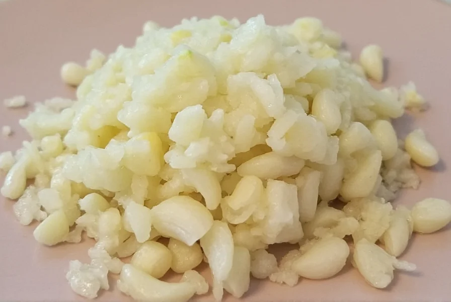 Measurement comparison of whole garlic cloves versus minced equivalent