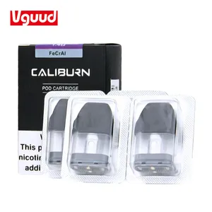 Original 4pcs/boxes New products Caliburn Cartridge 2ml 1.4ohm Electronic Cigarette replacement vape pod