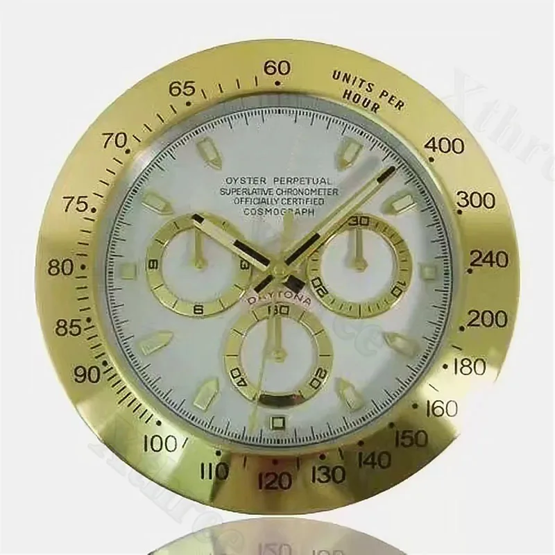 
Wholesale 14 Inch Stainless Steel Analog Quartz Clock Luxury Home Watch Decoration Wall 