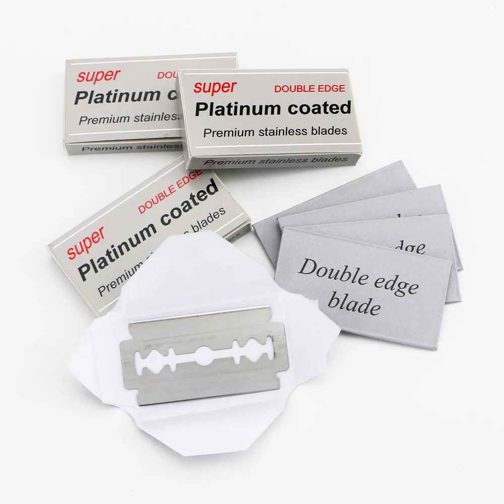 

D746 Platinum double edge razor blade made by Super stainless steel material