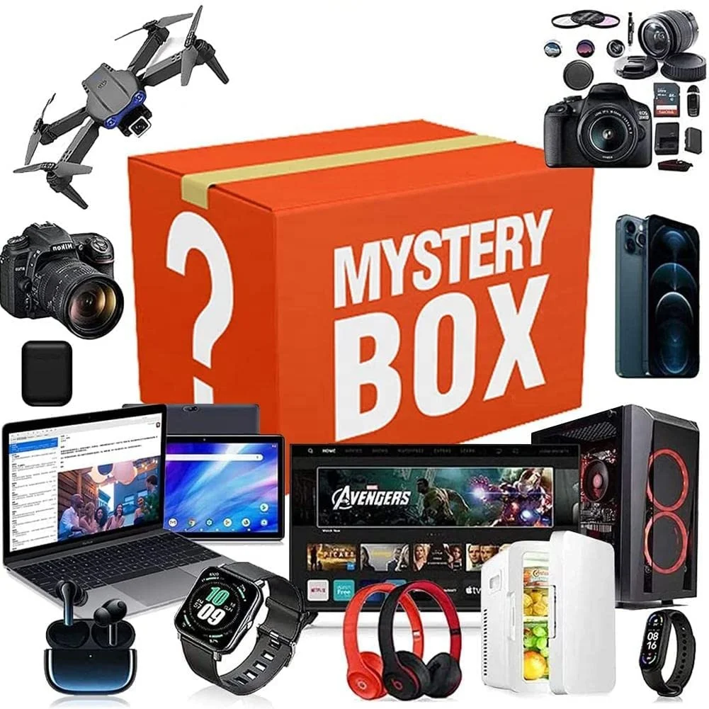 

Mystery Box 100% Surprise Gift Lucky Random Such as S22 U 5G Smartphone Google Play Gift Card Recharge Code 50/100 Gift Card.