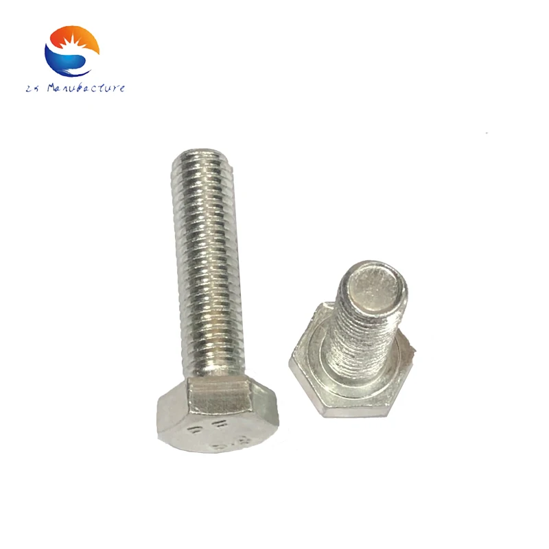 
high strength good quality zinc plated Hex Bolts din933 din931 
