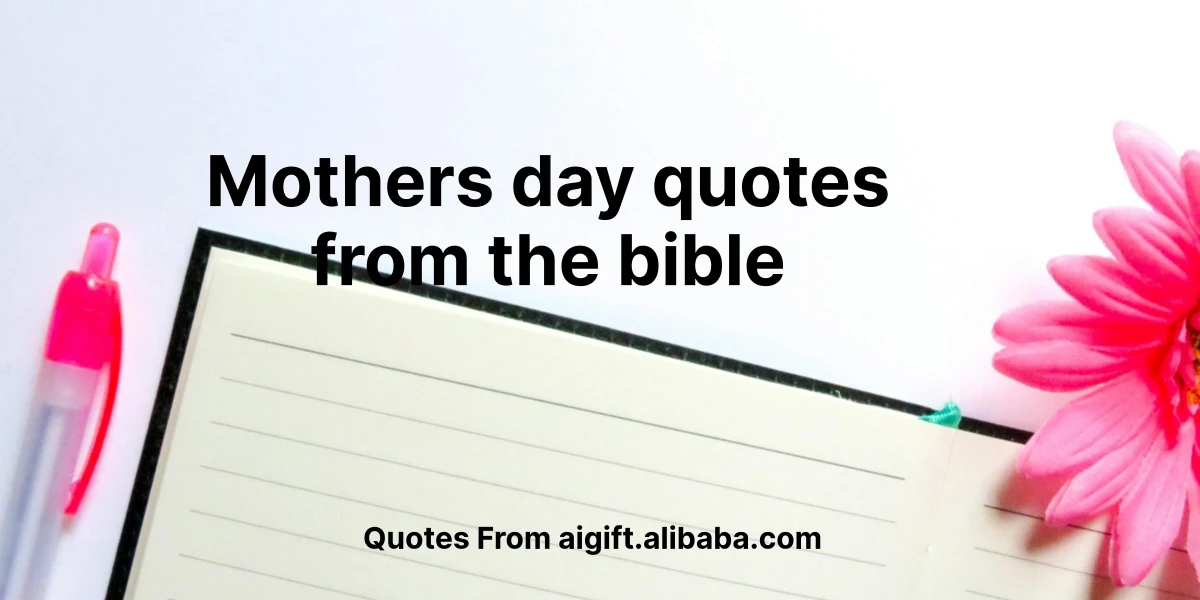 mothers day quotes from the bible