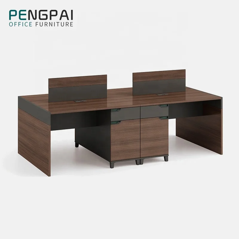 
PENGPAI 4 person modular open standard sizes of workstation furniture 