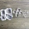 DIY small clear plastic mini ice cube 10mm for artificial food crafts