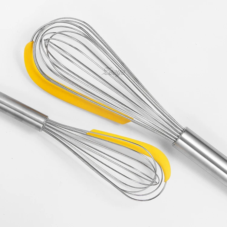 

A991 Multifunction Stainless Steel Egg Milk Whisk Kitchen Accessories Egg Tools Manual Hand Mixer Self Turning Egg Stirrer, Yellow