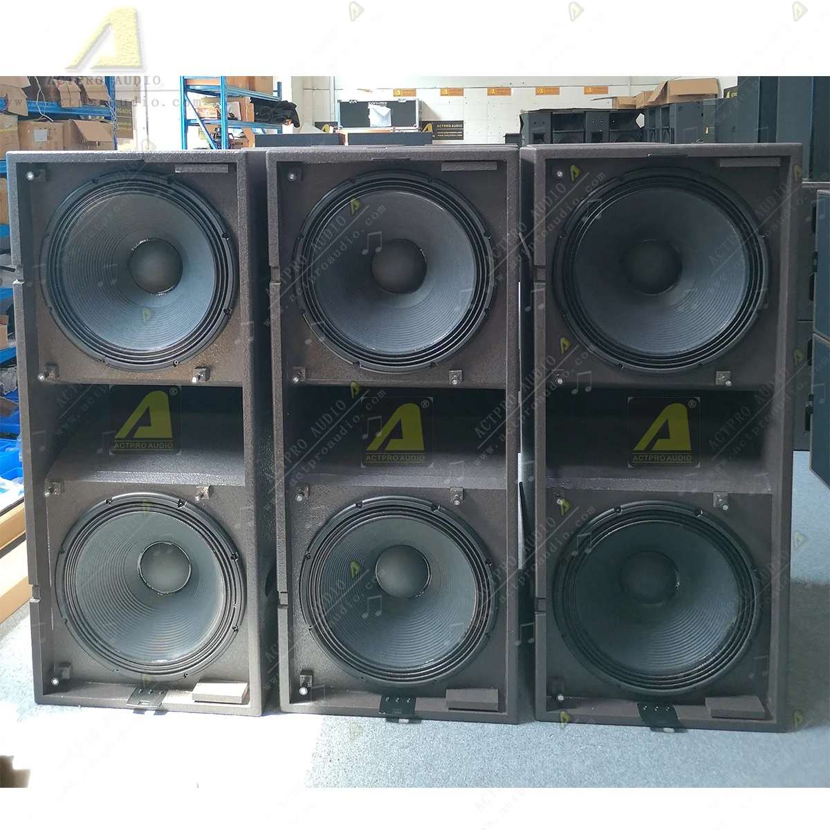 Ks28 Speaker Subwoofer Aktif Ganda 18 Inci,Woofer Profesional,Headphone Garis Panggung,Sistem