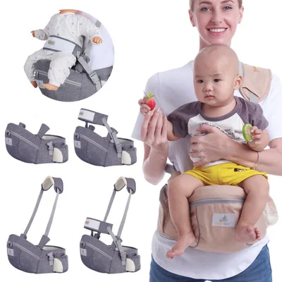 

Baby Hip Seat Carrier Baby Waist Stool For Infant Toddler Easy Simple Carrier Seat Hip Buckle Pocket Soft Inner Huge Storage