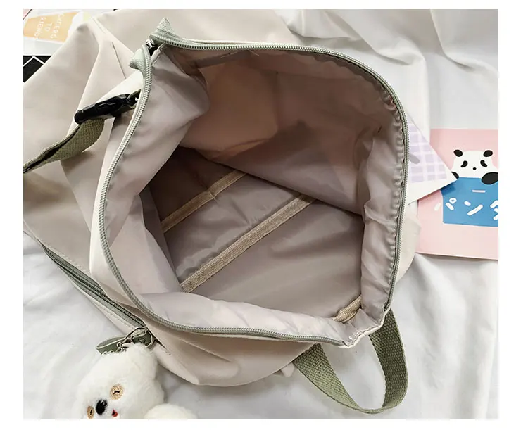 product-GF bags-mochilas New Teen Schoolbag for Girls Backpack Black Pink Nylon Cute Cartoon College-2