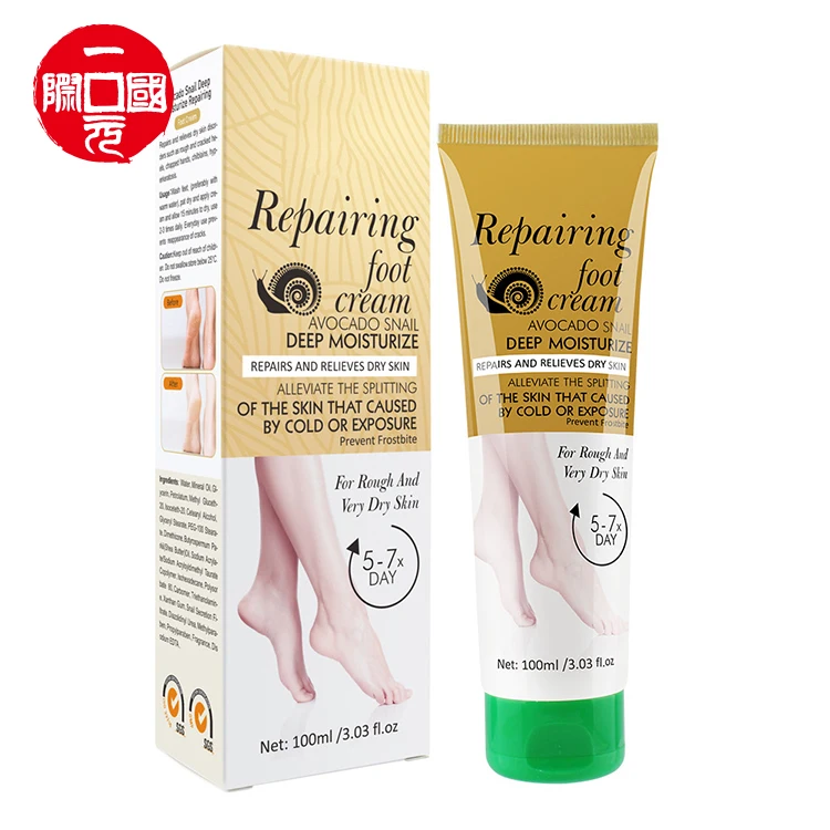 

Wholesale Natural Organic Mini Shea &snail whitening hydrating repair foot cream
