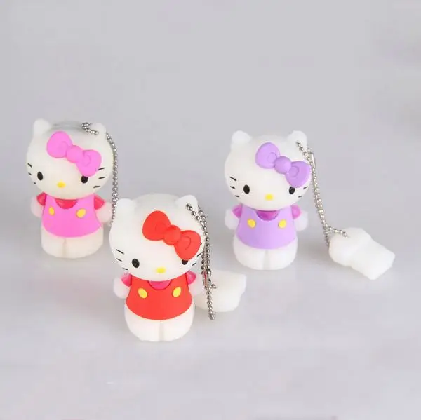 

USB Mini Hello Kitty Slipper Shoe Pen Drive 4GB 8GB 16GB 32GB 64GB Lovely Cartoon Pendrive Flash Memory Stick Disk