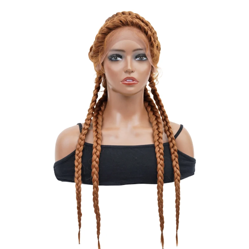 

Lace Front Tresse Perruques Synthetique Dentelle Perruque braided lace front wigs for african women