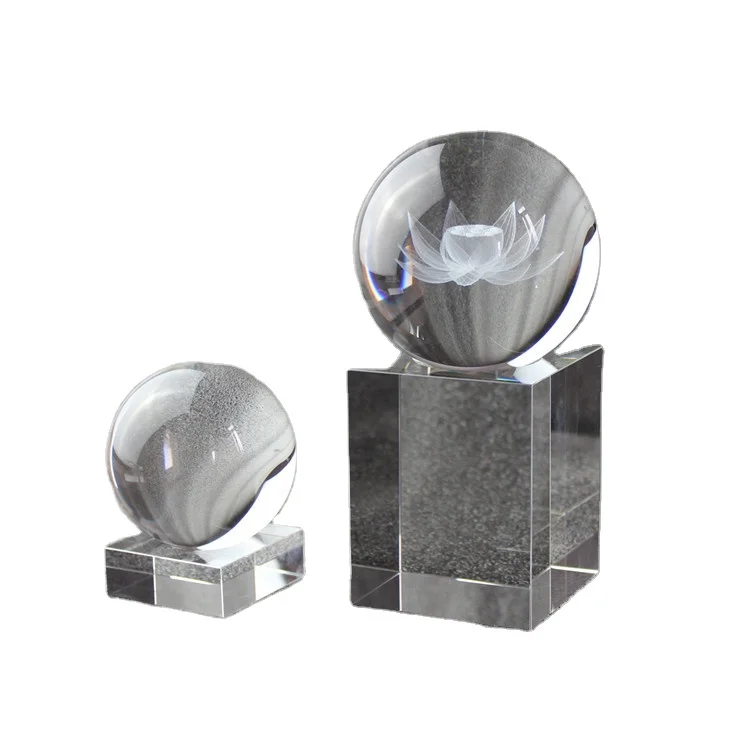 

90*90*50mm Transparent Crystal Ball Base Display Stand Pedestal Desktop Ornament Support Home Decor Gift Factory Wholesale