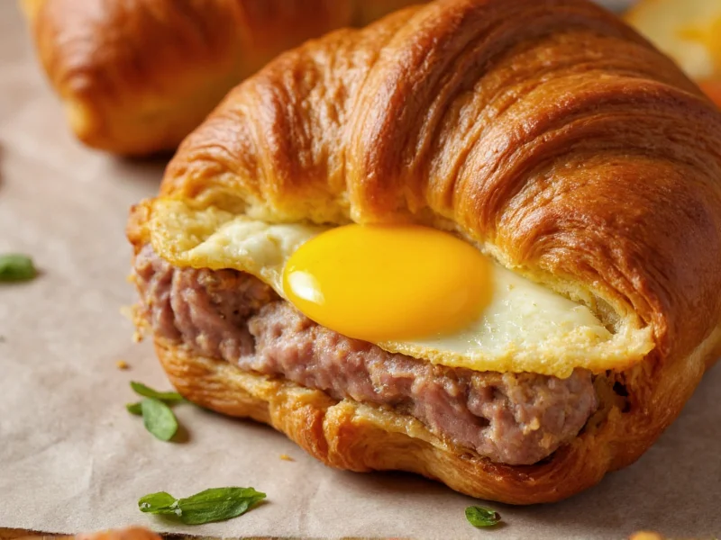 Croissant Sausage Egg and Cheese: Complete Recipe Guide