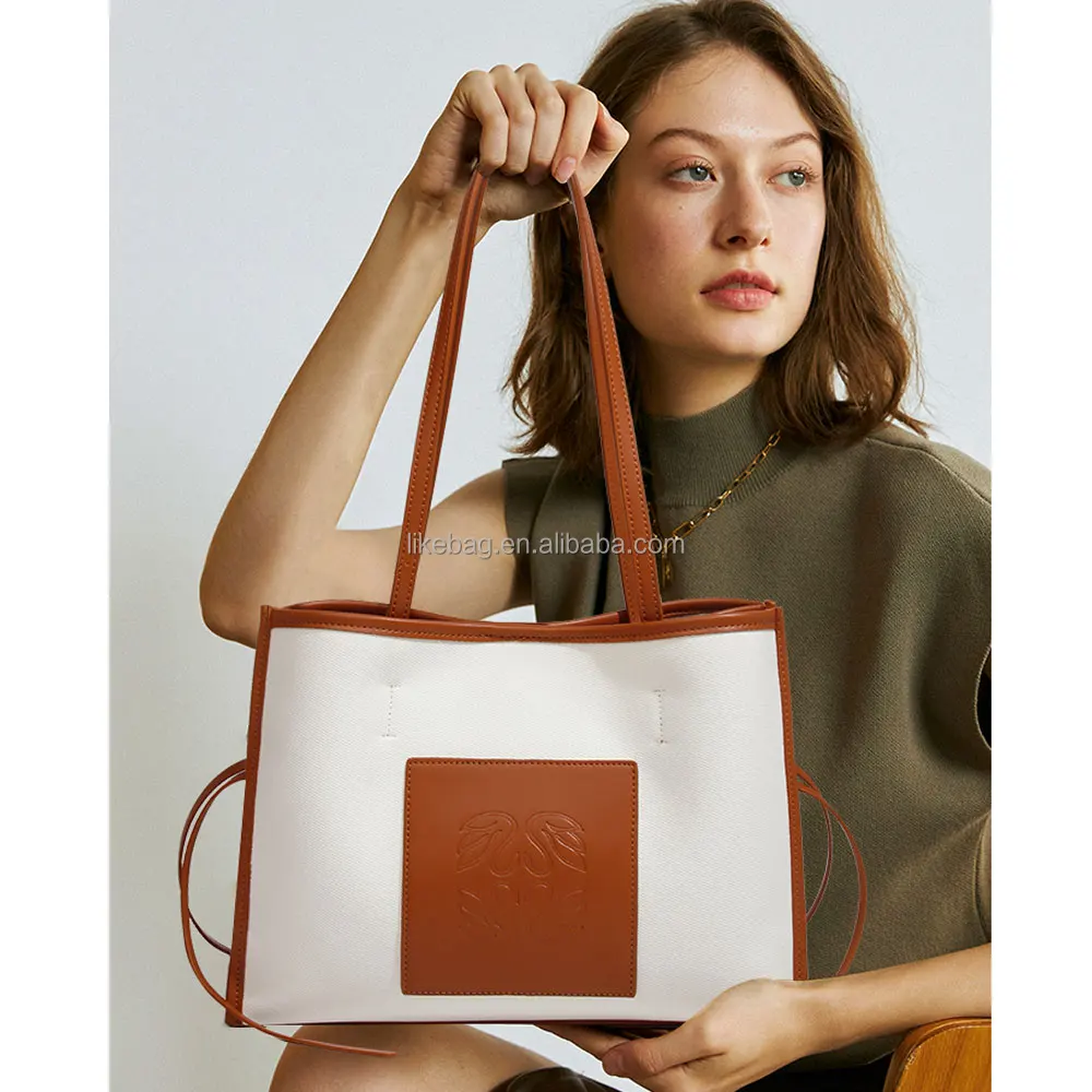 

LIKEBAG fashion niche design new tote bag luxury PU leather handbags large capacity shoulder bag