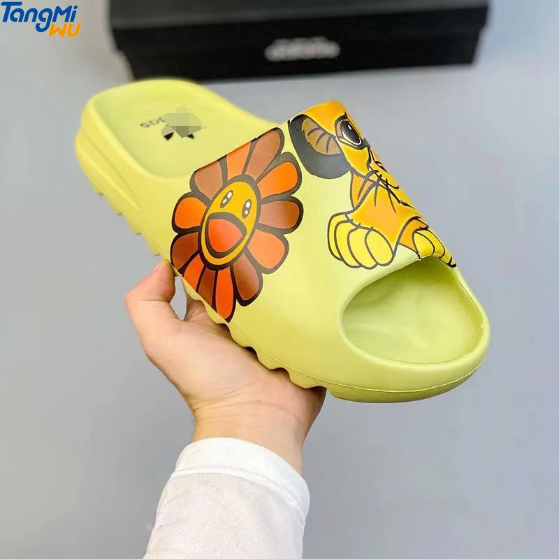 

TMW 2020 Wholesale Custom print women Slide Shoes Fashion Summer casual Yeezy yezzy slide slippers