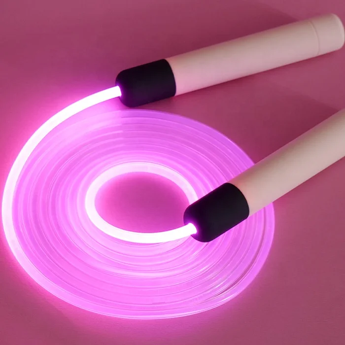 

LED Light Up jump rope luminous Jump Rope Colorful glow in the dark jump rope, Customized color