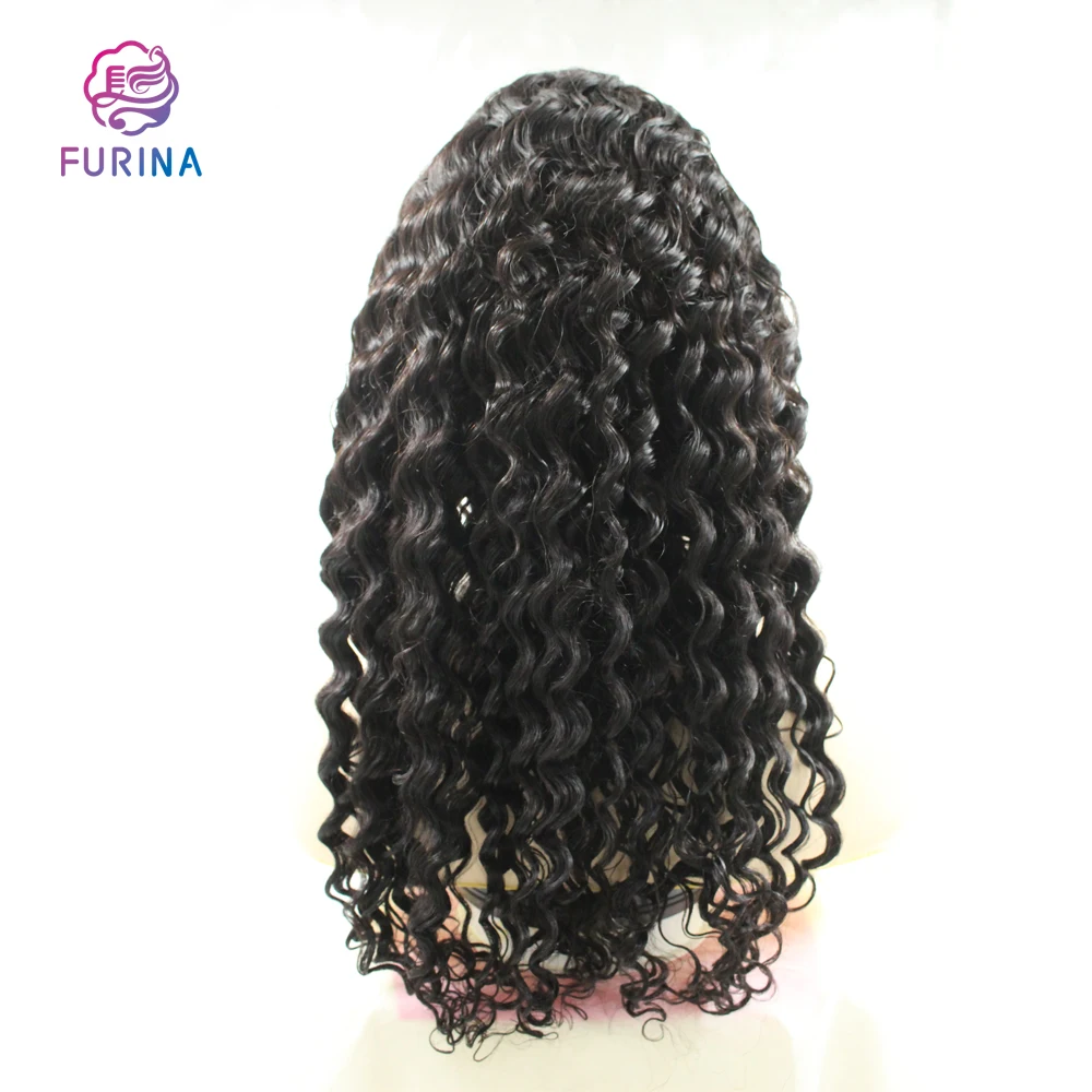 

150% 180% Density HD Full lace Human Hair Wig Natural Virgin Human Lace Front Wig for Black Women, 1b# natural color