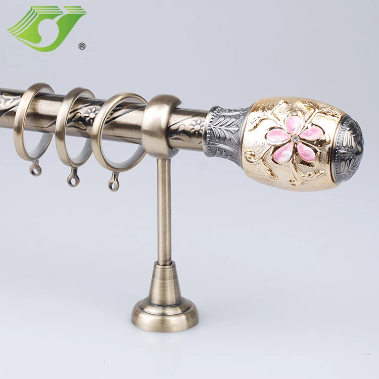 New designs luxury extendable 28mm window curtain rods