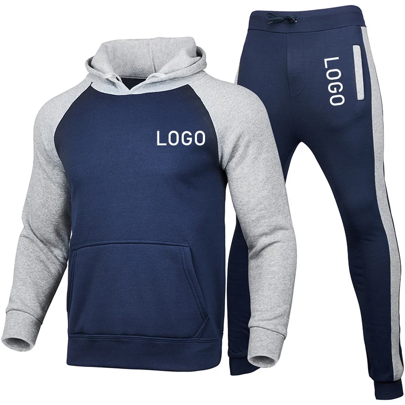 

2021 Hot Sale Men Oversized Sweatsuit Set men s jogging sweatsuit set jogging suit vendors, Picture shows