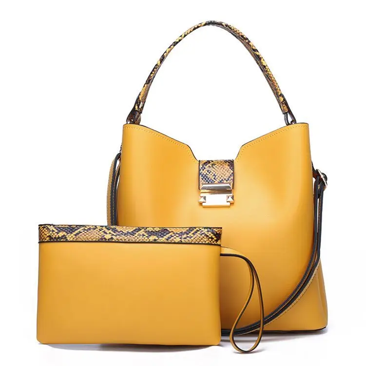 

2 Pieces Set Designer Handbags Shoulder Bags Purses For Women Handbag