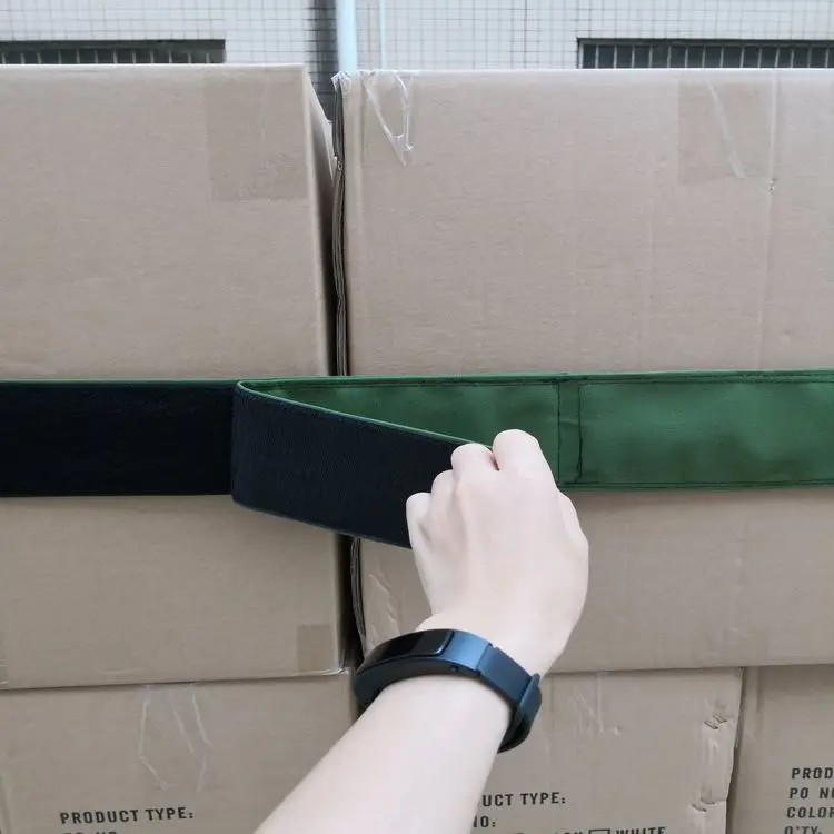 
Factory wholesale reusable flexible hook and loop pallet strap 