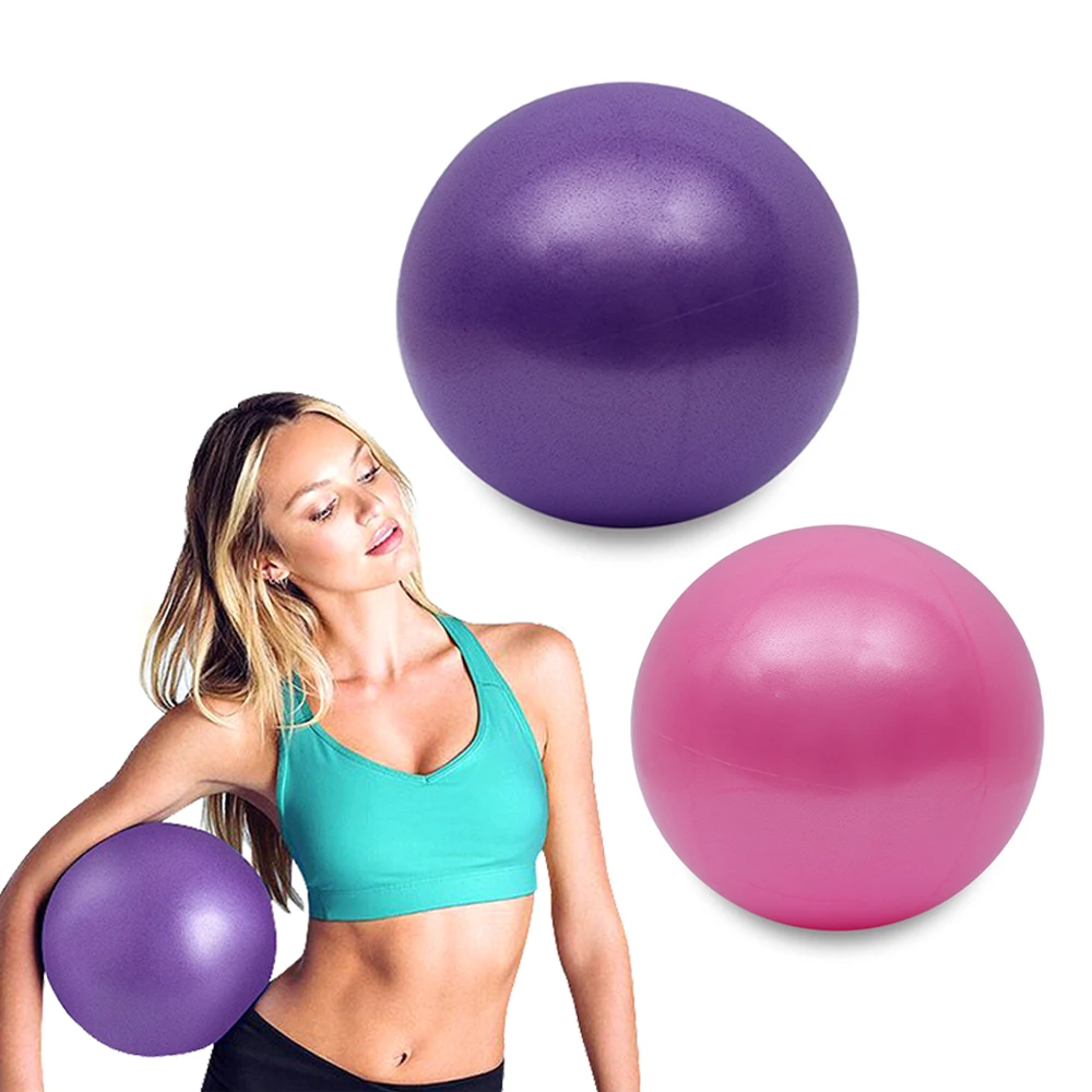 

Fitness Gym Mini Pilates Exercise Stability Ball Natural Rubber Custom Printed Massage 25cm Yoga Ball, Blue,pink,purple,gray