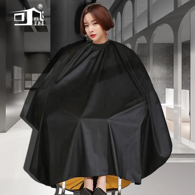 

Professional hair cutting customized beauty waterproof polyester barber hairdressing salon cape aprons