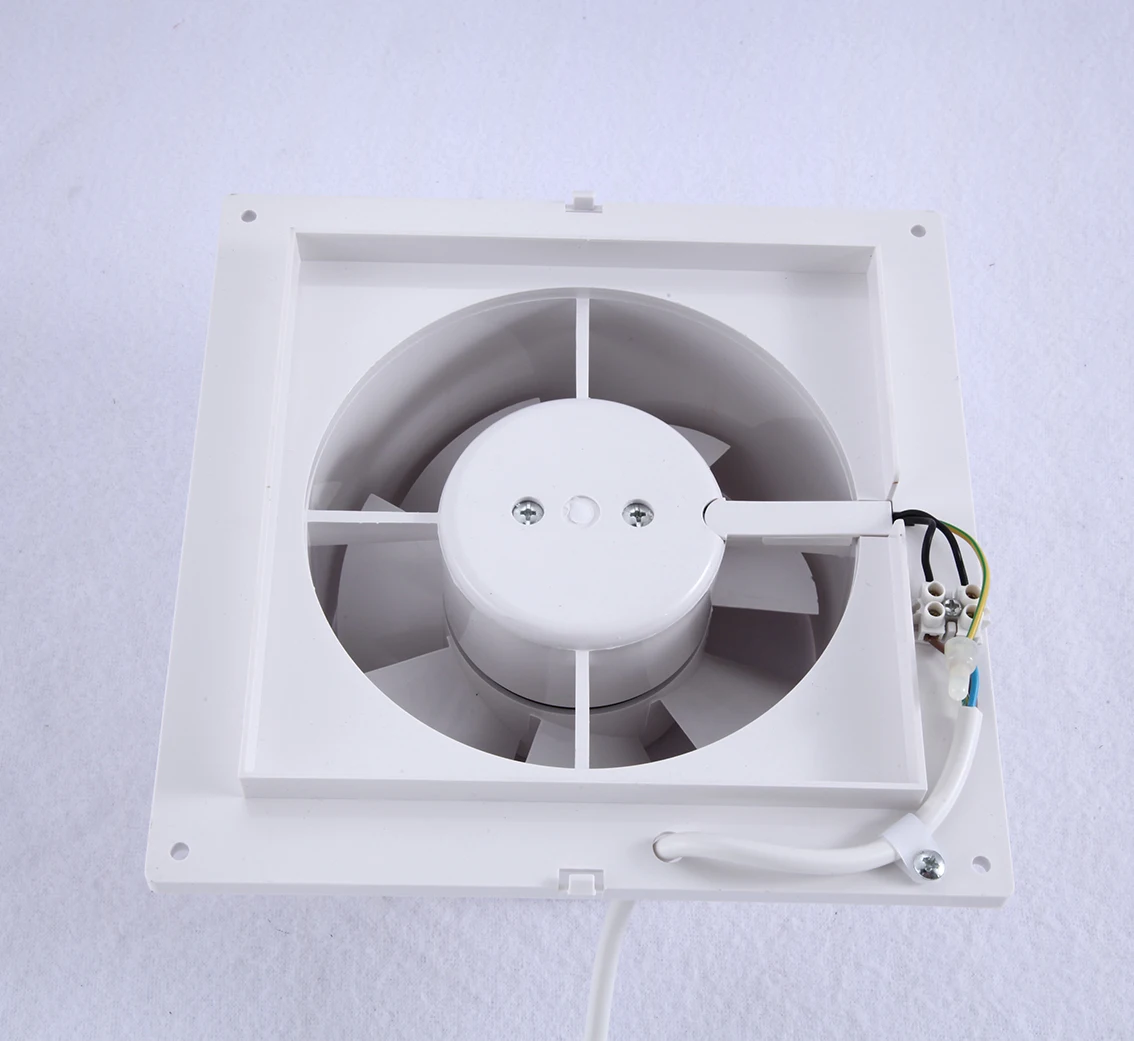4英寸风扇玻璃窗式自动快门厕所排气扇塑料排气扇