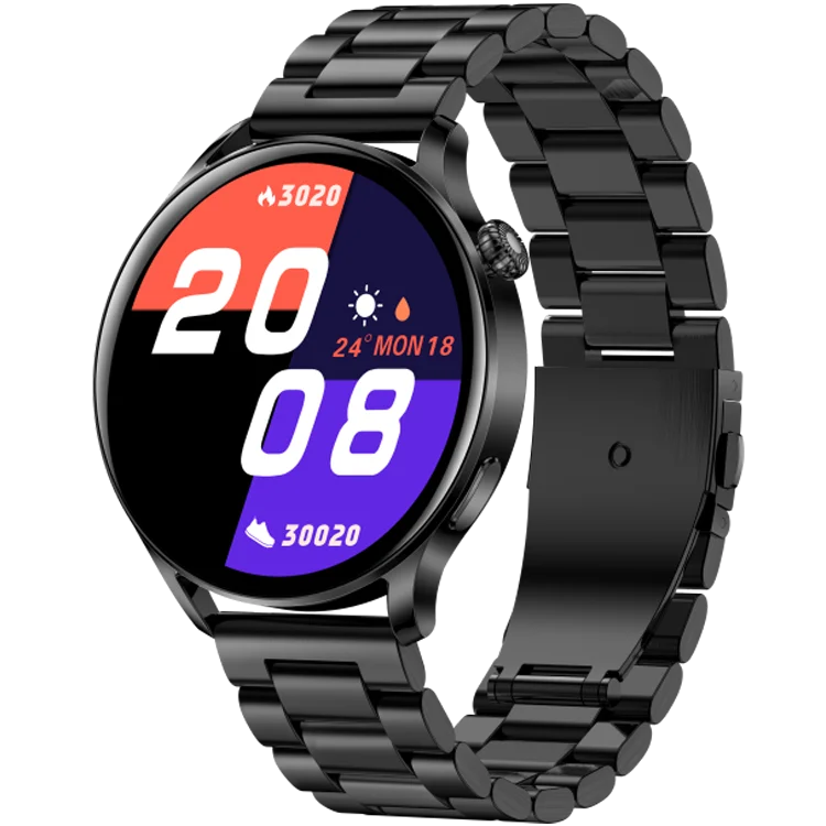 

VALDUS New Retina Touch Screen Round Smartwatch BT Phone Calling IP67 Waterproof Metal Body Smart Watch AK37