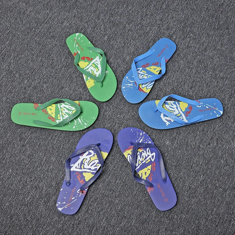 

Whoelsale Print Thong Flip Flop Summer Beach Slippers Shoes Foot Wear EVA Flip Flops Manufacturer, Customized color