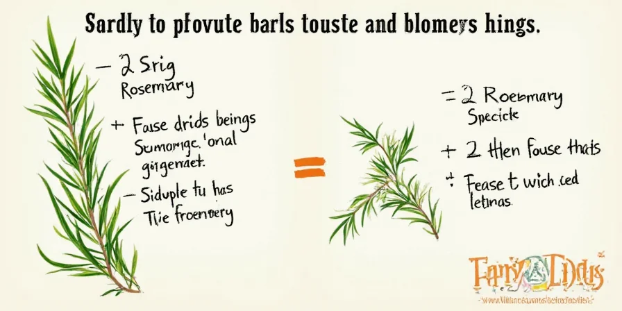 from garden to pantry 2 sprigs of rosemary is how much dried a practical conversion guide with a pinch of humor