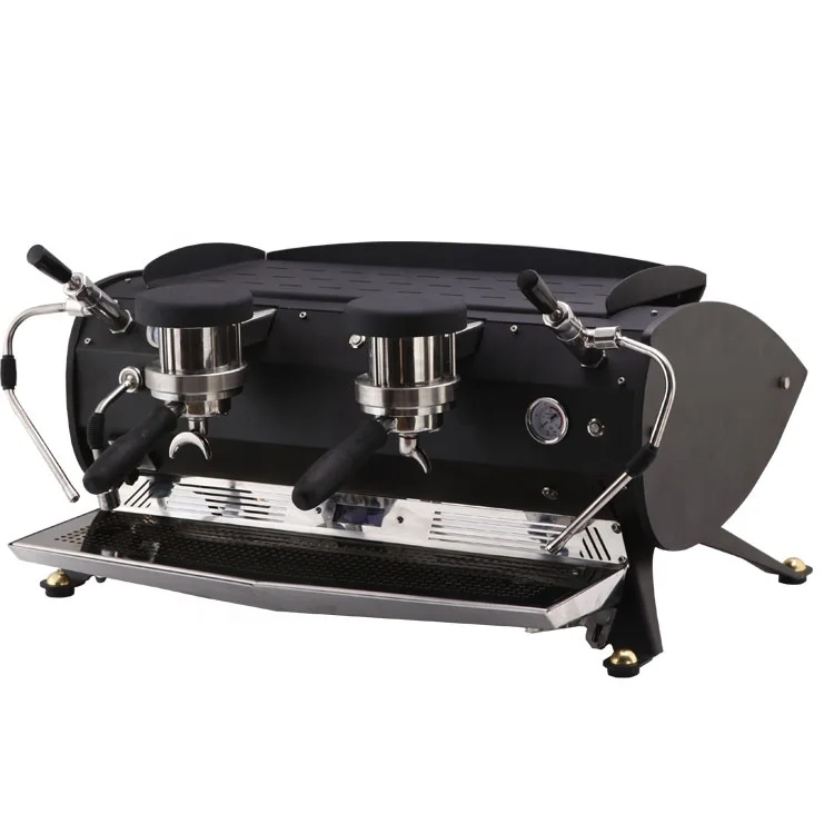 
Stainless steel two brewing head commercial use espresso coffee machine /Italian coffee maker  (60852662452)