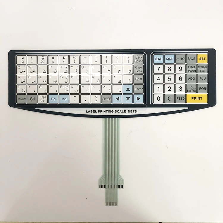 Acom NETS NS 15 Scale Label Printer Keyboard