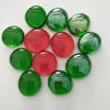 17-19mm architectural decoration color flash glass flat beads