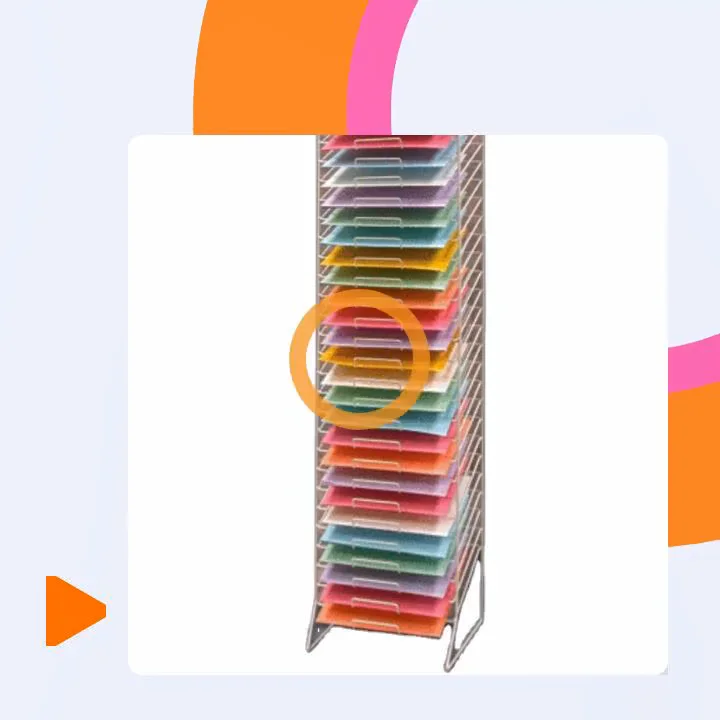 15 Slot Scrapbook Paper Light Duty Wire Holder Display Stand Buy