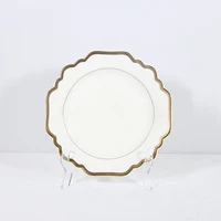 

Wholesale High-End Ceramic Dinner Dish Plate Fine Porcelain Dinner Party Plate