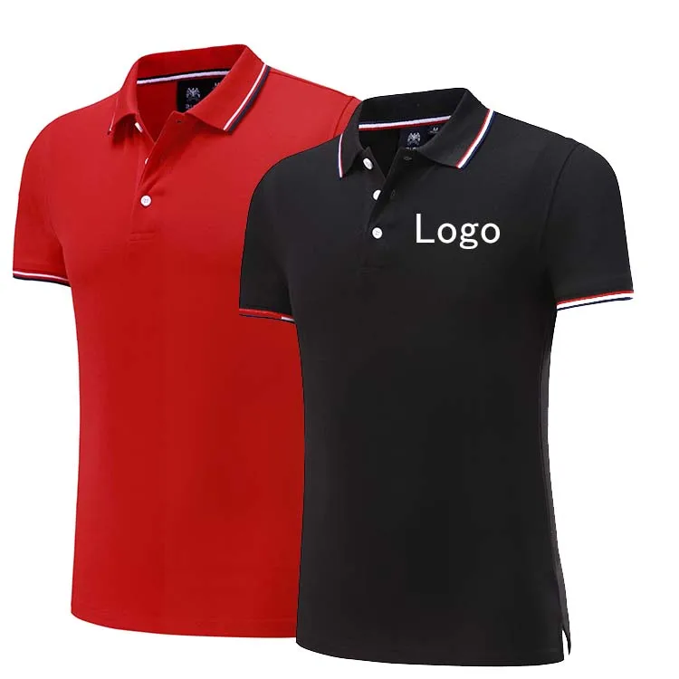 

2020 Spring workwear t shirts custom logo Office uniform design polo shirt
