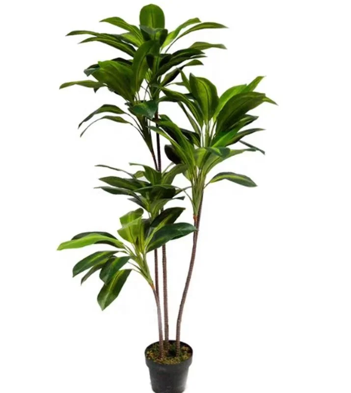 

Tropical high quality natural touch green plant artificial fragrants plastic tree for indoor decor