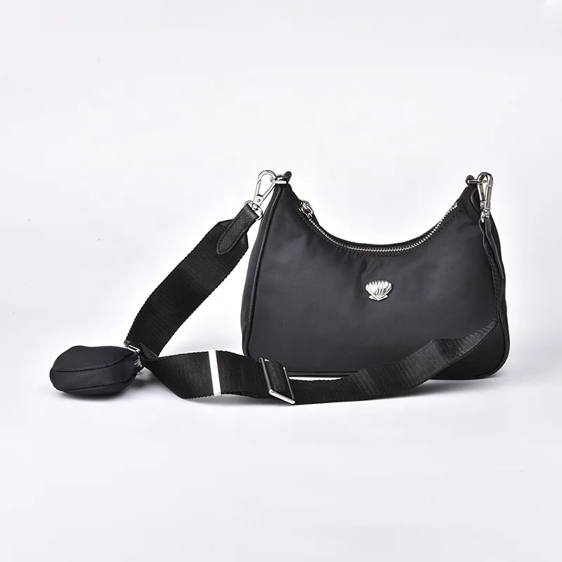 

2021 fashion chain chest bag women sling shoulder bag with small pouch