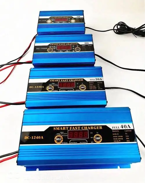

Battery charger 12V 10A 20A 30A 40A car lead-acid battery charger with LCD display