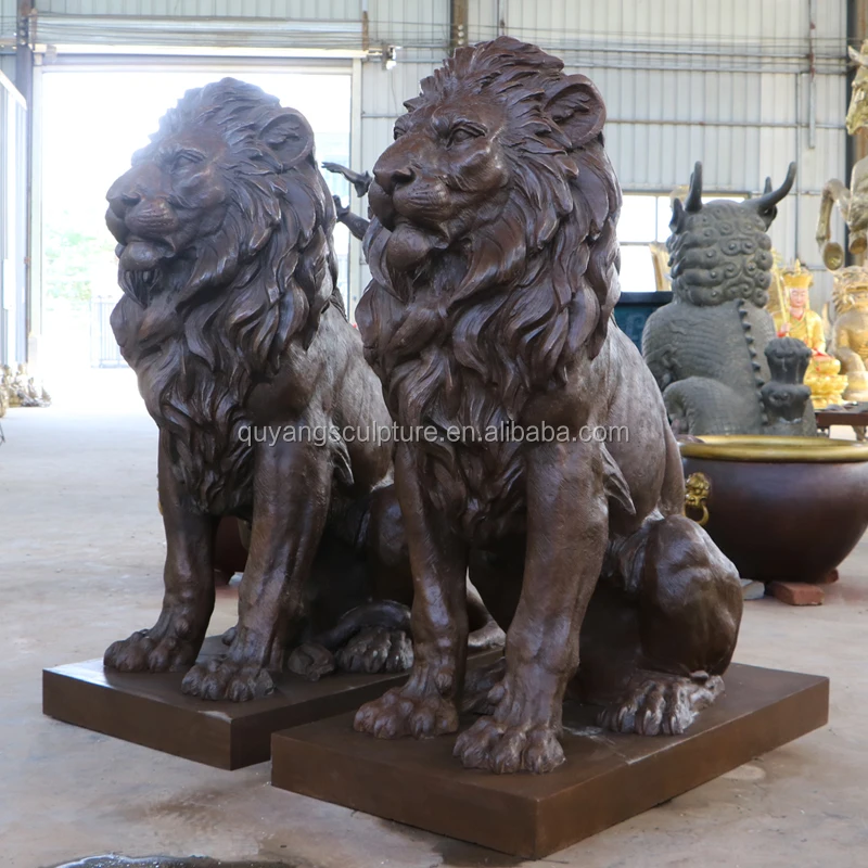 Outdoor Lion Statue Bronze Lion Statue For Garden - Buy Lion Statue ...