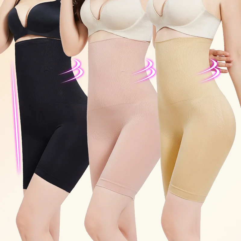 

faja shorts High Waist Body Shaper female girdle Slimming Panties Tummy Control Shapewear- Body Shaper & Butt Lifter Panty, Black /skin/pink