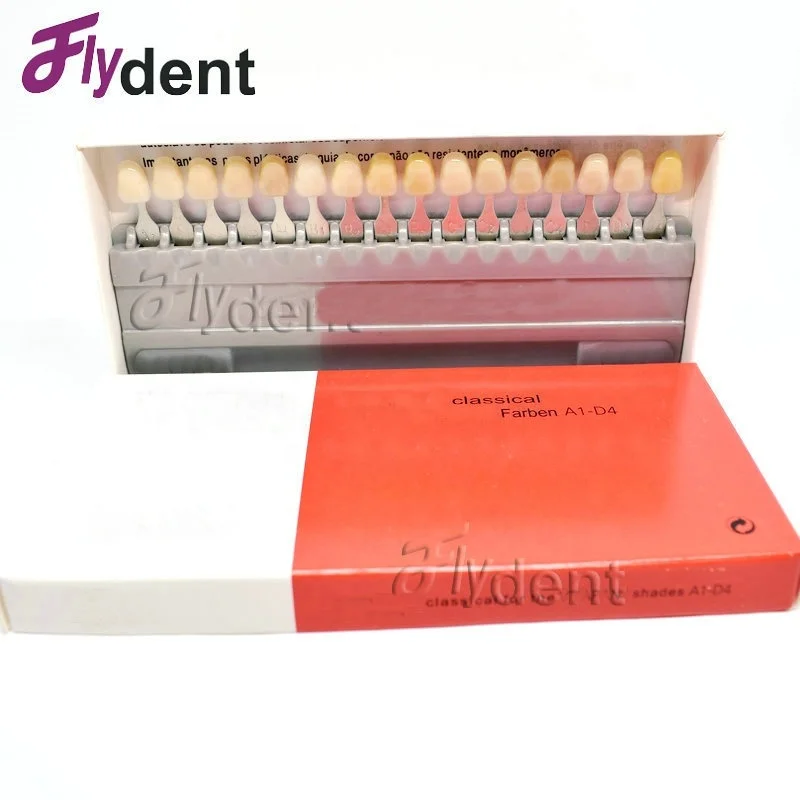 

Dental 16 color chart Digital Shade Guide Tooth Color Comparator