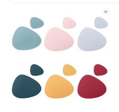 

Wholesale new design colorful tableware mat safe and easy to clean children's tableware silicone placemat, Customized color