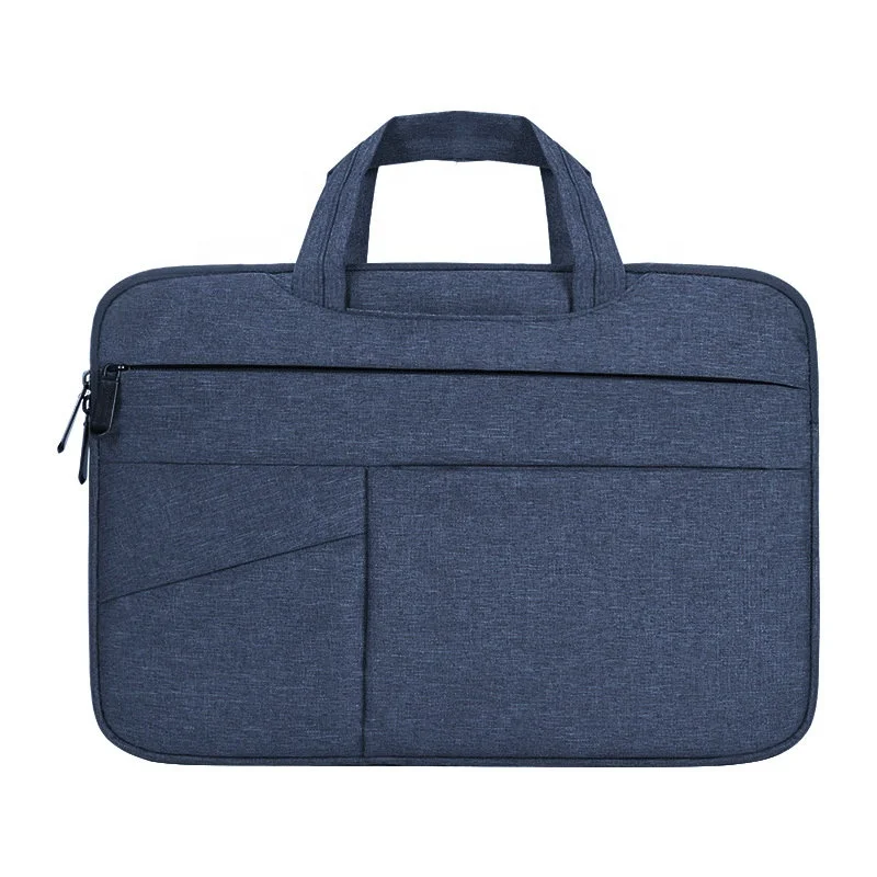 

Wholesale 14 inch multi-pocket polyester bags casual laptop bags, Customized