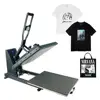 Auto open , sliding out design HP3804D-X T Shirt Logo Printing Heat Transfer Press Machine