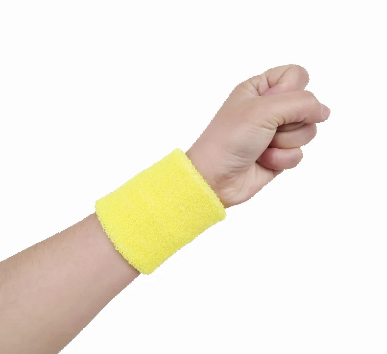 

hot sale nice price Accept Customer Logo Cotton Towel Sport Wristband Protect Sweatband